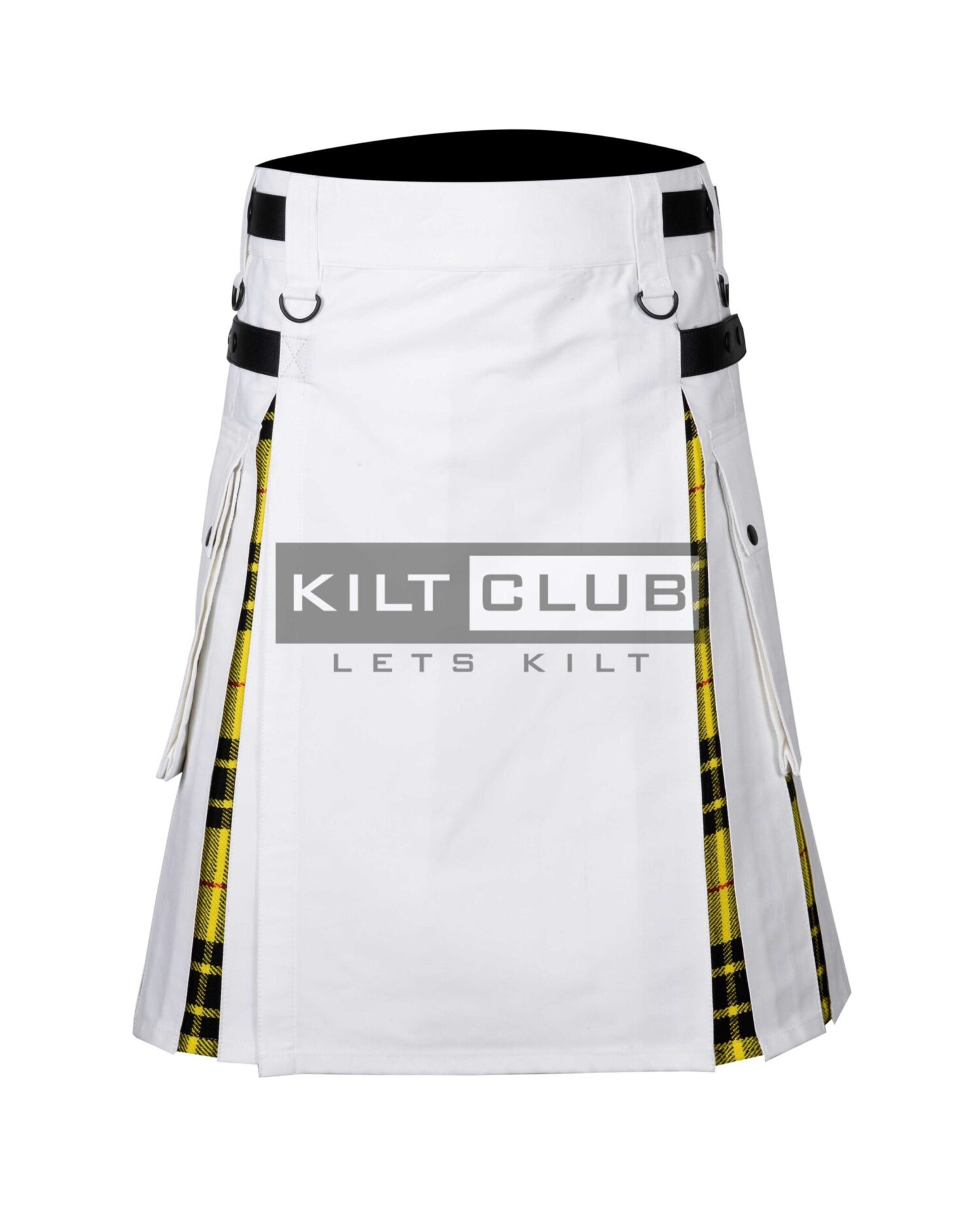White Cotton – MacLeod of Lewis Tartan Hybrid Kilt