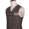 Brown Tweed 5 Buttons Argyll Waistcoat