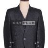 Charcoal Gray Wool Scottish Crail Jacket