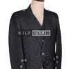 Charcoal Gray Wool Scottish Crail Jacket