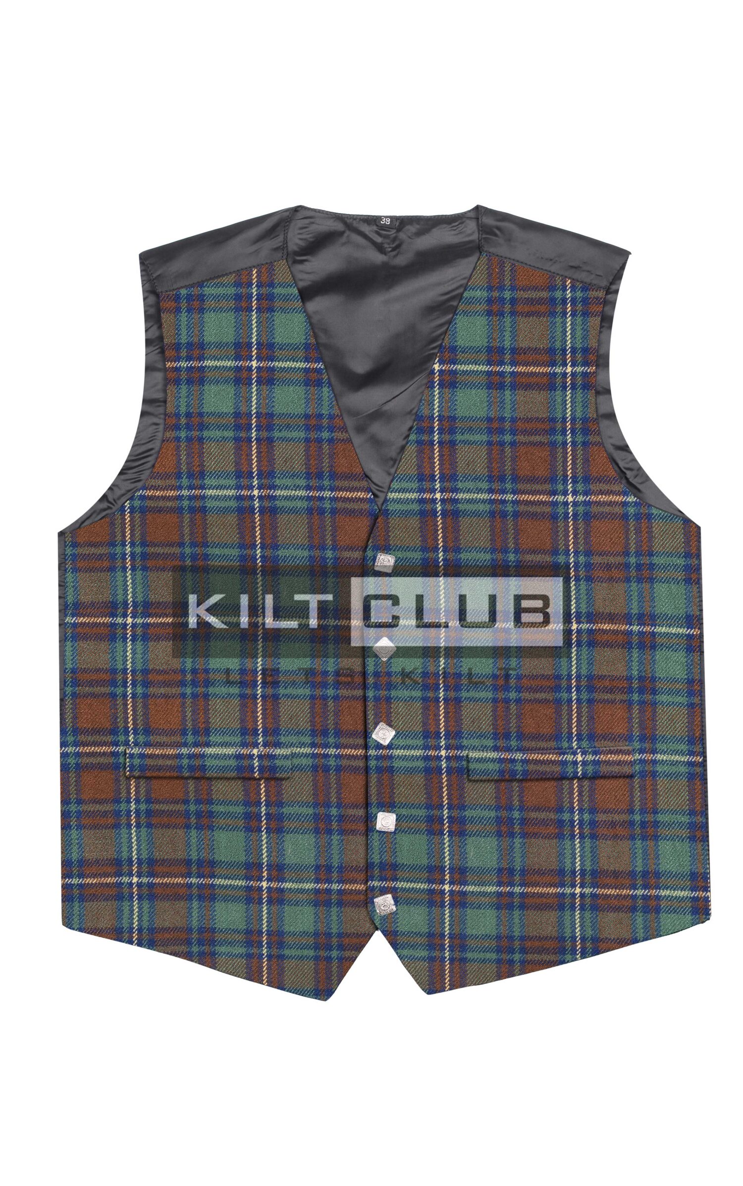 Kerry Tartan Argyll Waistcoat