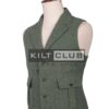 Lovat Green Wool Utility Waistcoat