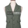 Lovat Green Wool Utility Waistcoat