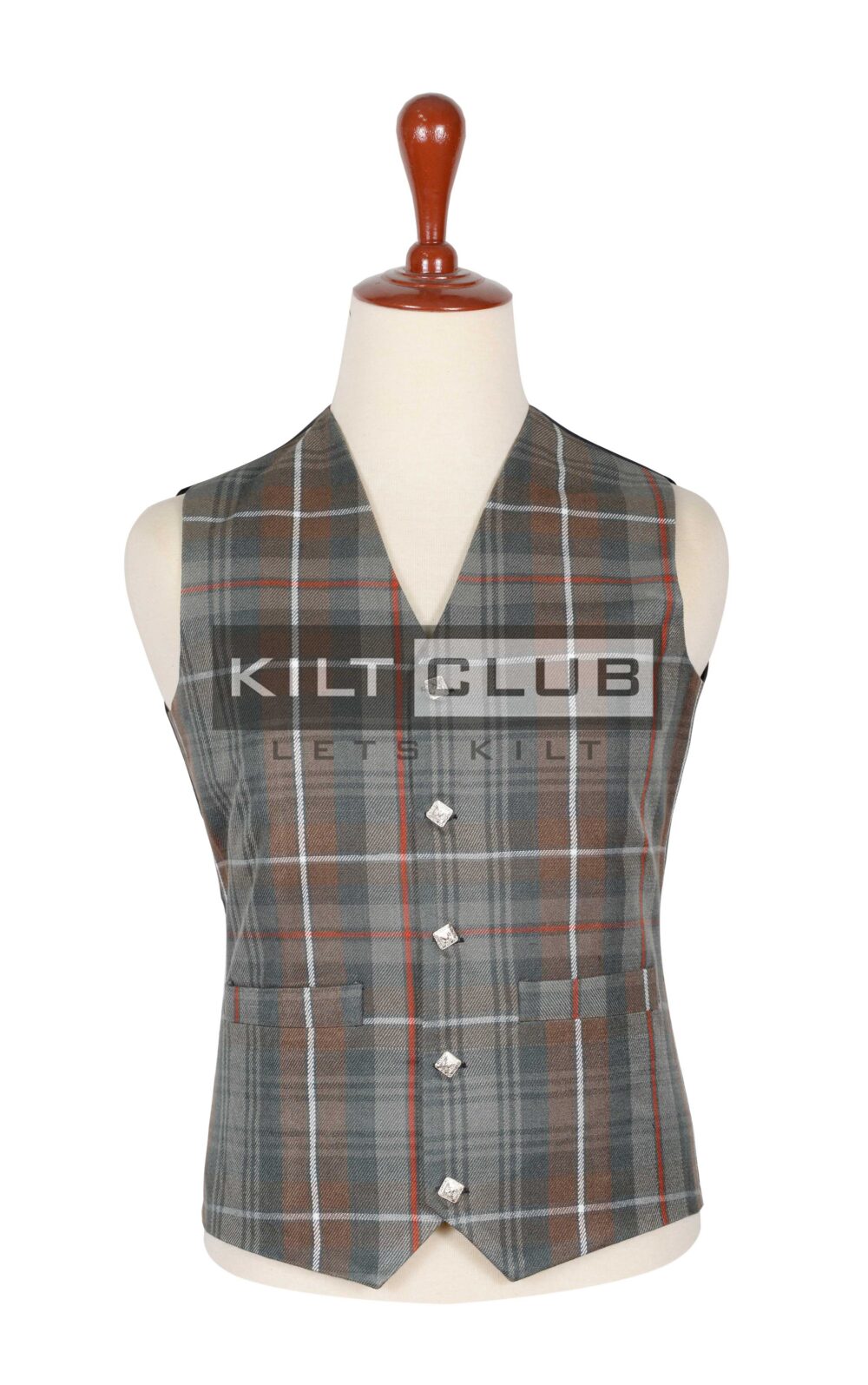 Mackenzie Weathered Tartan Waistcoat