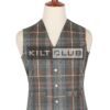 Mackenzie Weathered Tartan Waistcoat