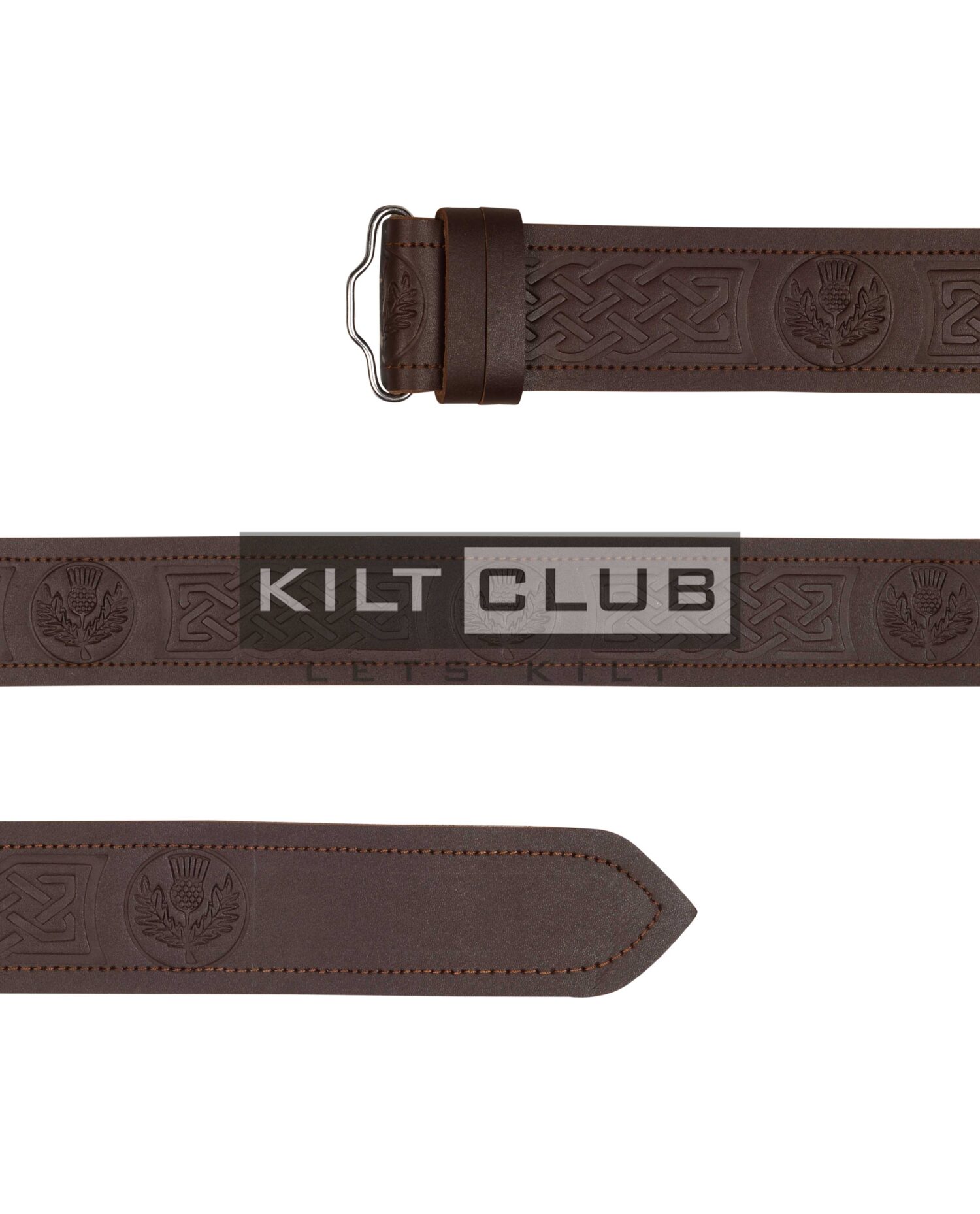 Thistle Embossed Belt