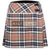 Camel Thompson Tartan Women Knee Length Skirt
