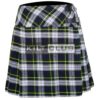 Dress Gordon Tartan Women Knee Length Skirt