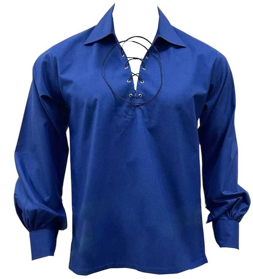 Scottish Jacobite Ghillie Kilt Shirt Different colour