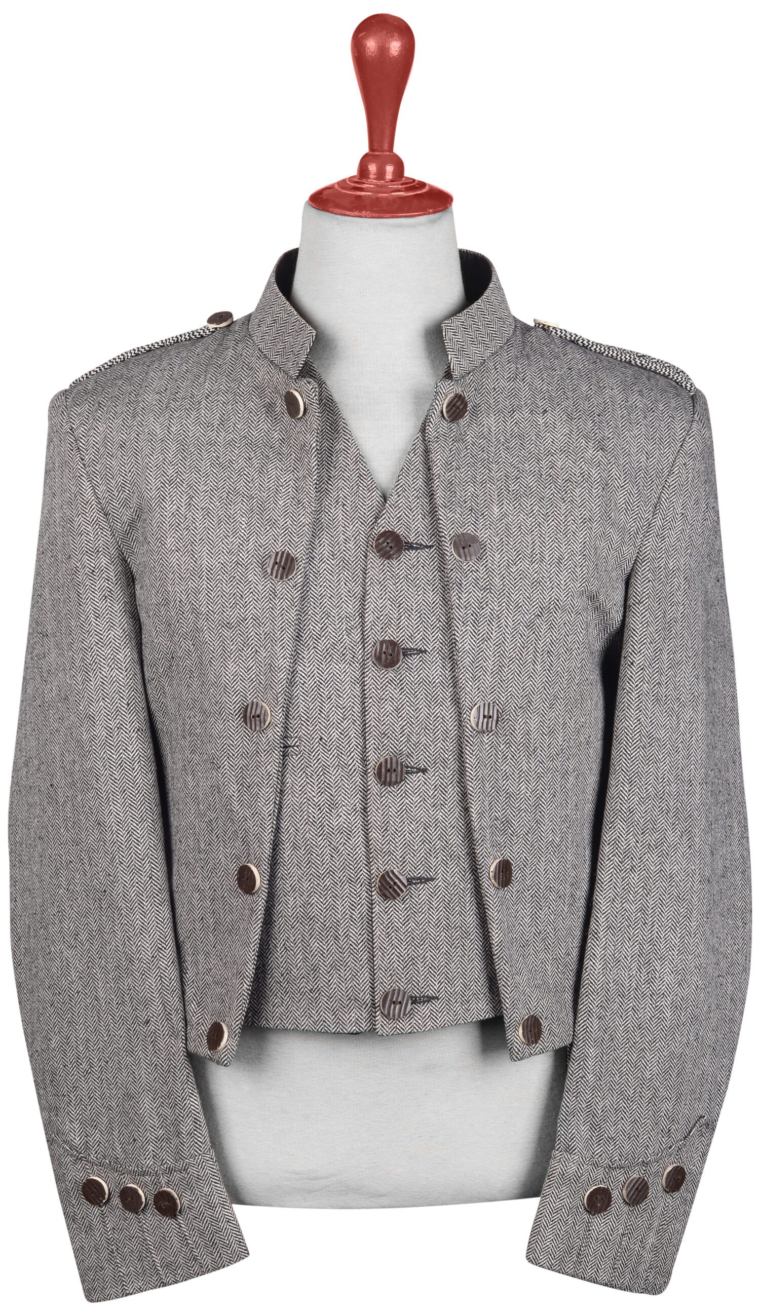 Men's outfit Gray Tweed Jackets