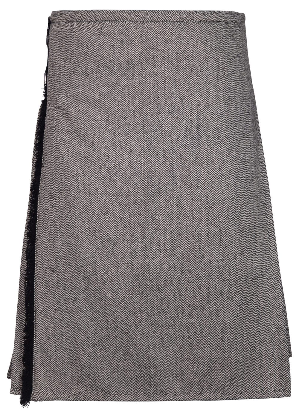 Gray Tweed Kilt Scottish Outfit