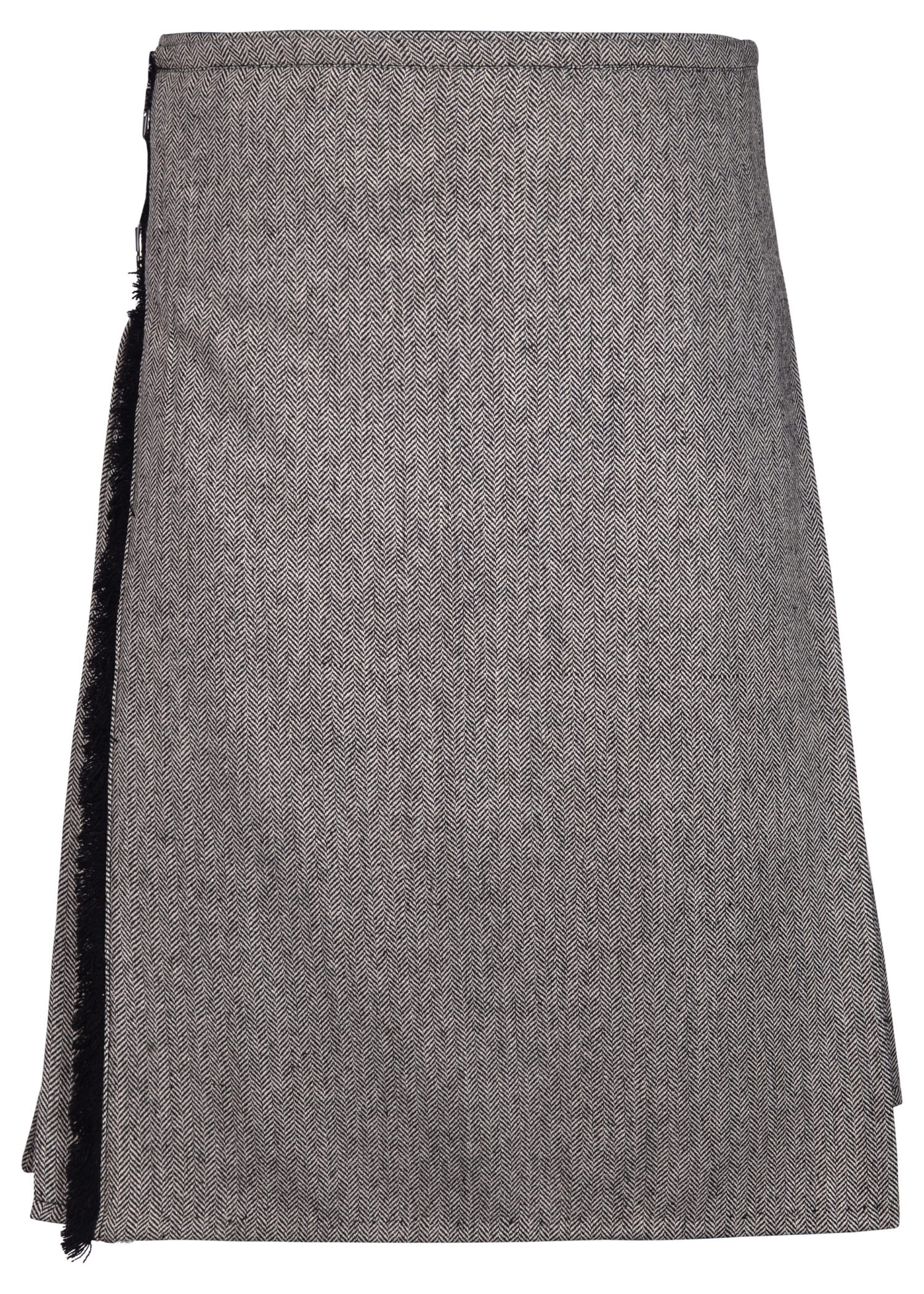 Gray Tweed Kilt Scottish Outfit