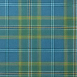 All Ireland Blue Irish Tartan Fabric