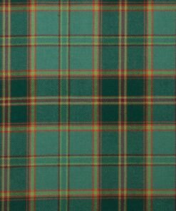 All Ireland Green Irish Tartan Fabric