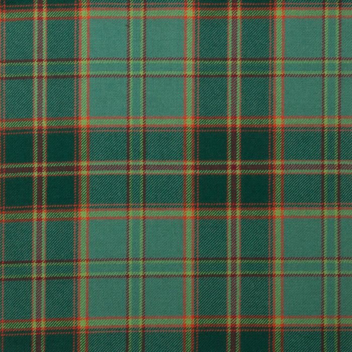 All Ireland Green Irish Tartan Fabric