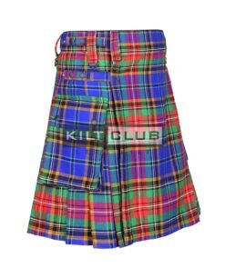 Alternative view of Beattie Clan Tartan Utility Kilt