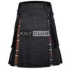 Black Denim Camel of Thomson Hybrid Kilt