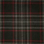 Bracken Stewart Graphite Tartan Fabric