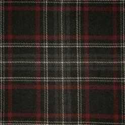 Bracken Stewart Graphite Tartan Fabric