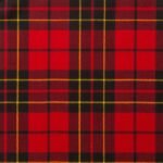 Brodie Red Modern Tartan Fabric