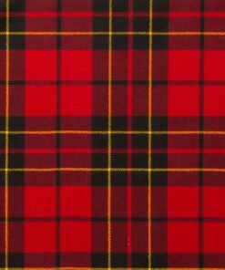 Brodie Red Modern Tartan Fabric