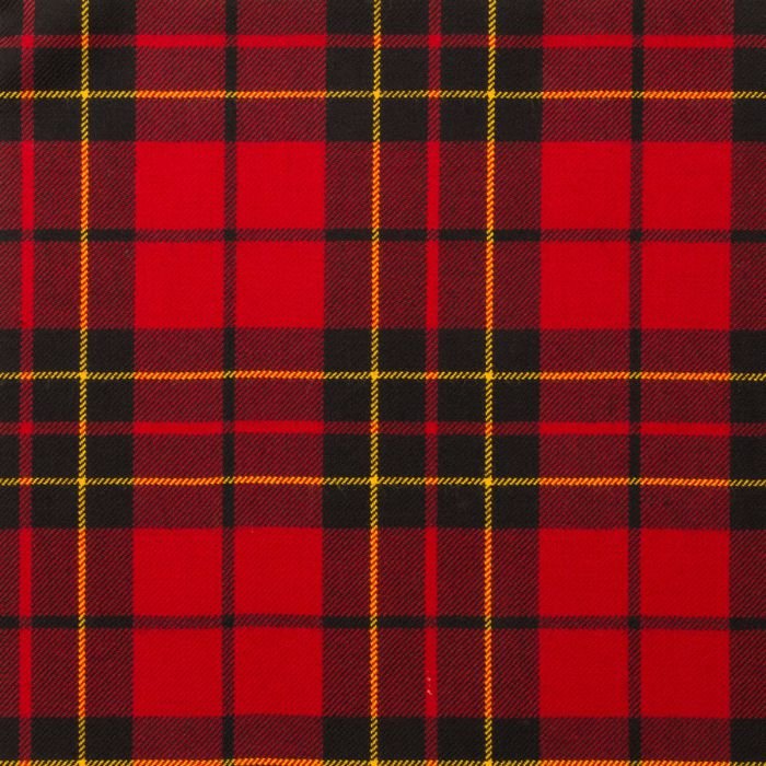 Brodie Red Modern Tartan Fabric