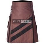Brown Cotton Brown Watch Hybrid Kilt