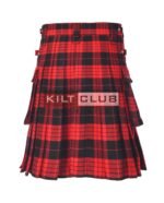 Cameron Red Black Tartan Utility Kilt - Image 3
