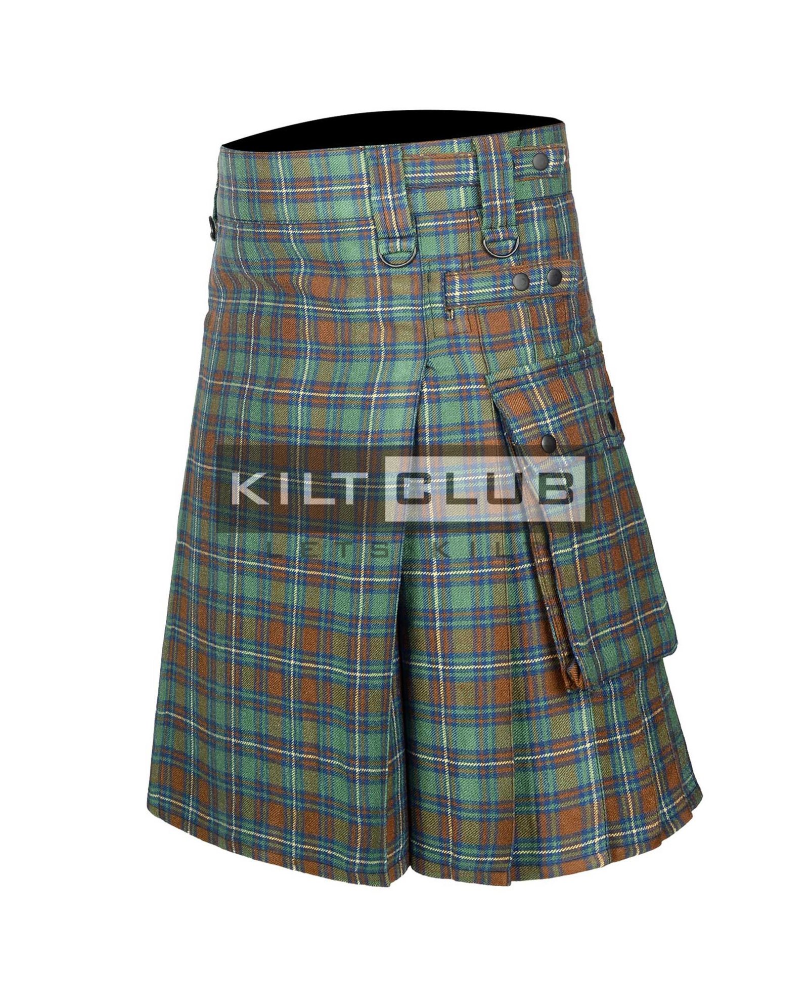 County Kerry Tartan Utility Kilt - Image 2