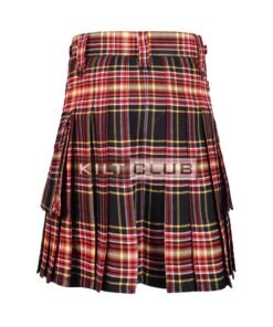 Alternative view of FIREFIGHTER Tartan Utility Kilt