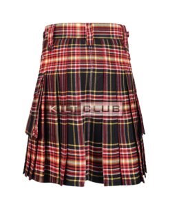 Alternative view of FIREFIGHTER Tartan Utility Kilt