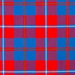 Galloway Red Modern Tartan Fabric