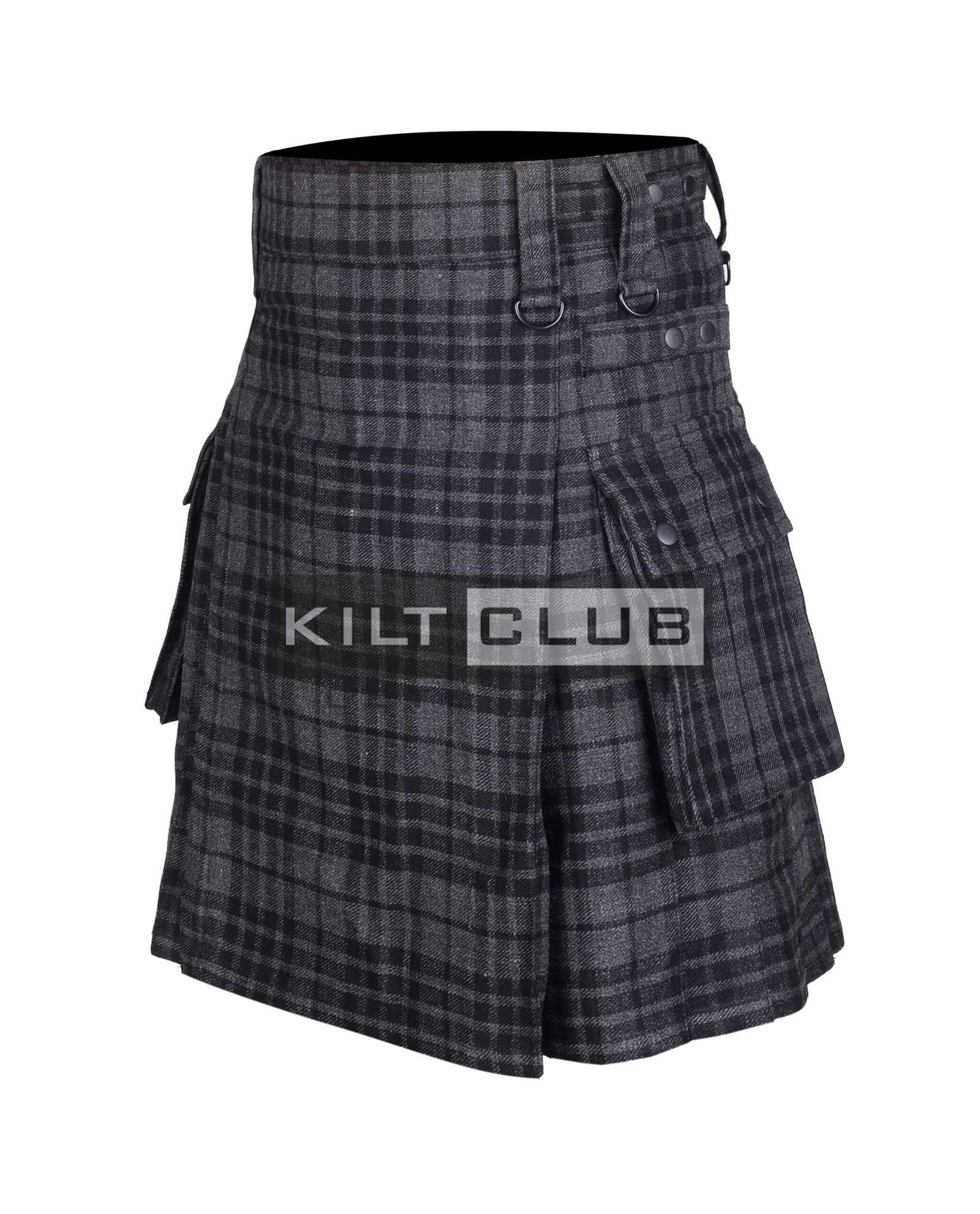 Gray Watch Tartan Utility Kilt - Image 3