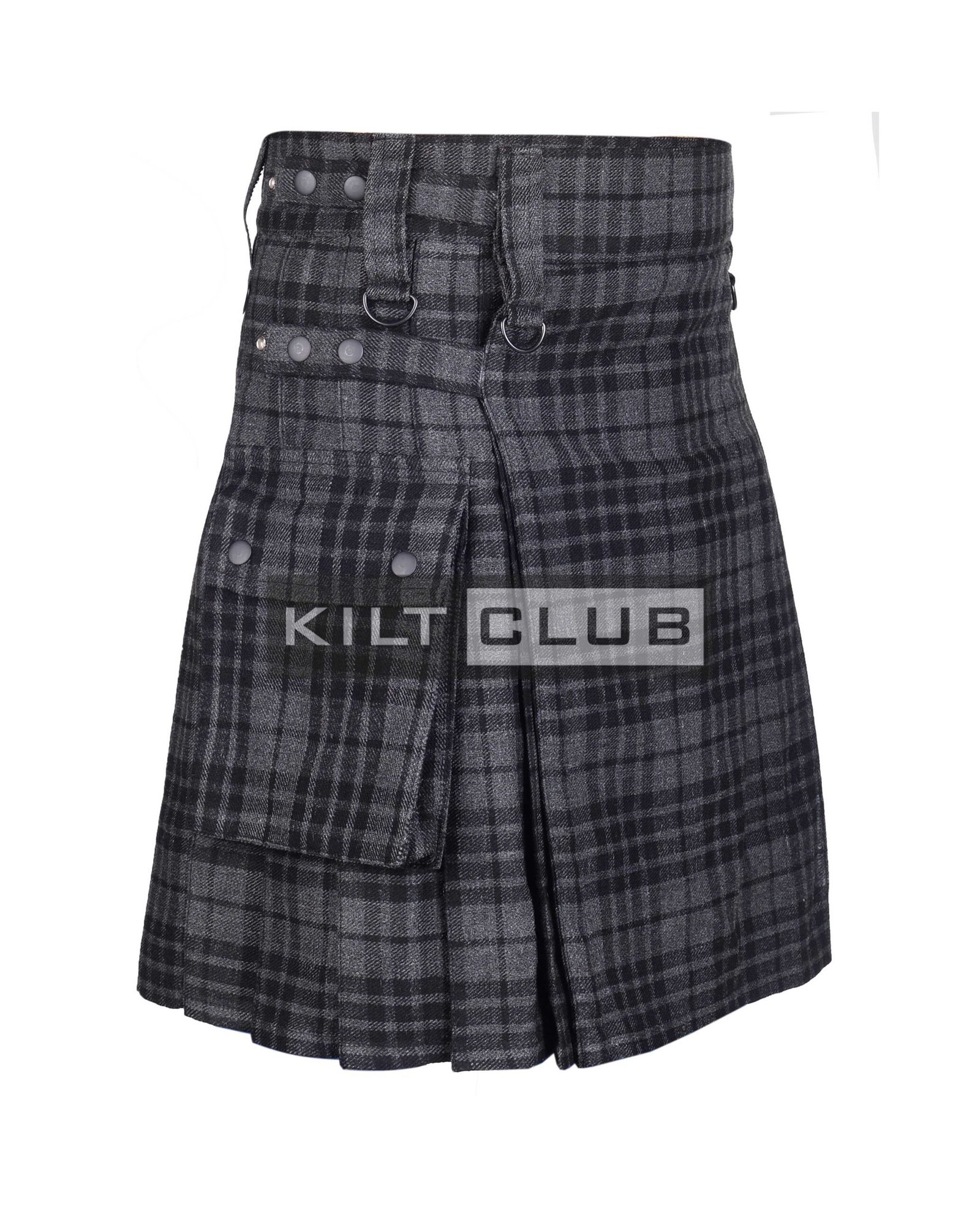 Gray Watch Tartan Utility Kilt - Image 2