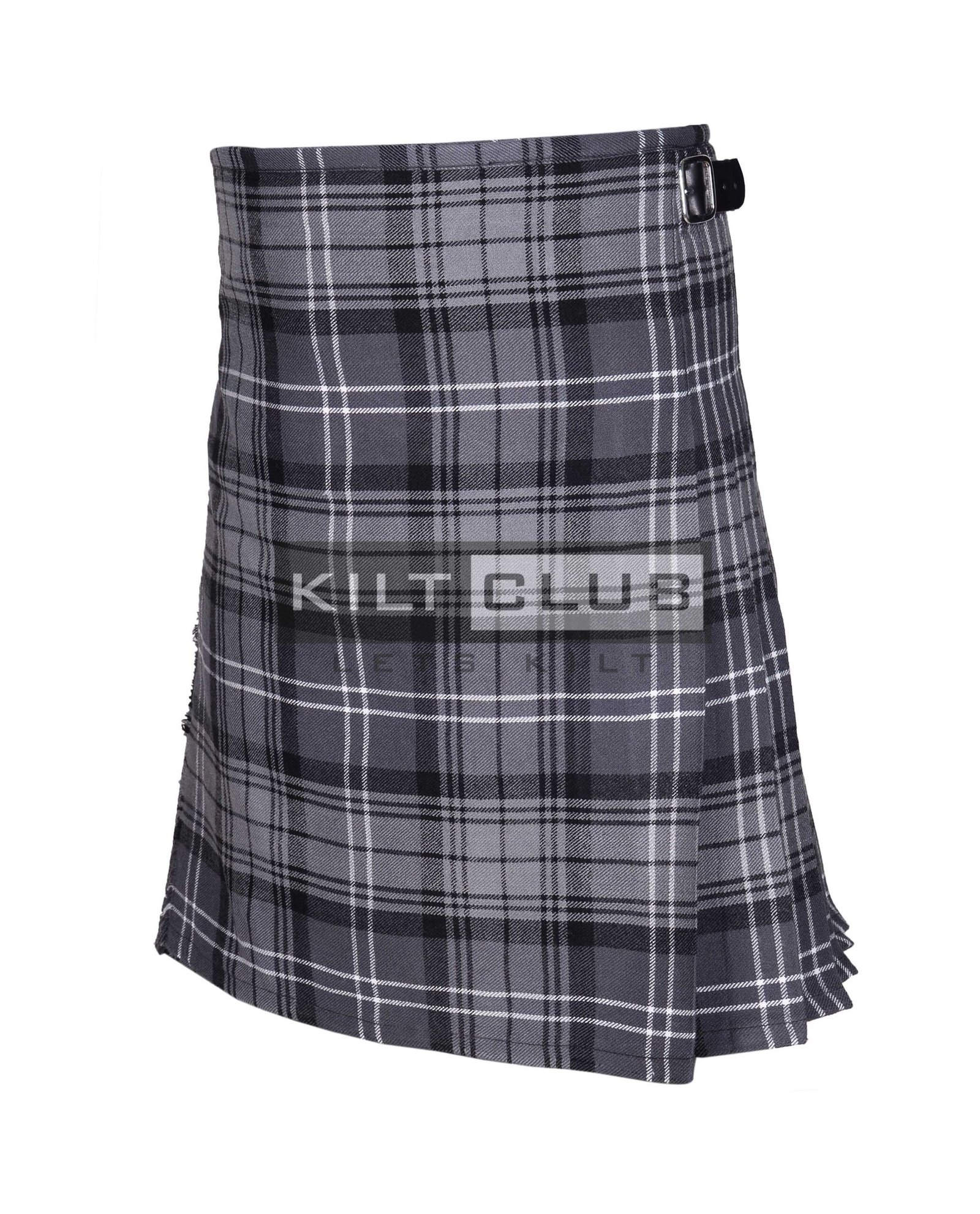 Hamilton Gray Tartan Kilt - Image 4