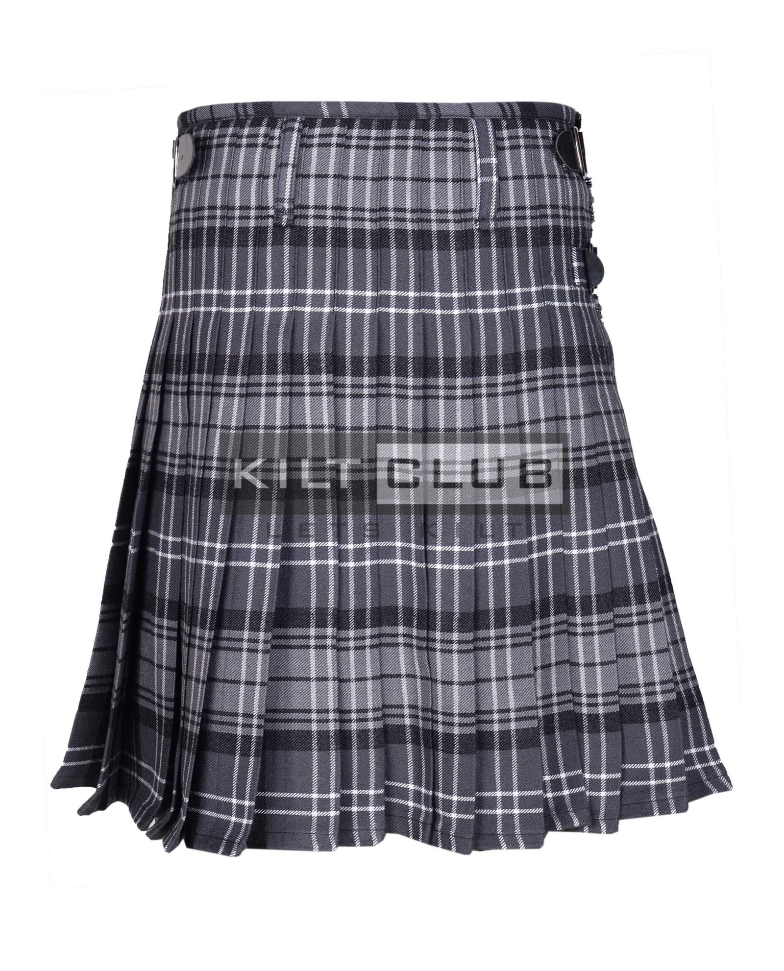 Hamilton Gray Tartan Kilt - Image 2