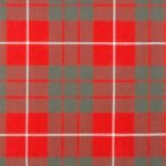 Hamilton Red Weathered Tartan Fabric