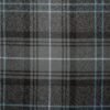 Highland Granite Blue Tartan Fabric