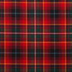 Innes Red Modern Tartan Fabric