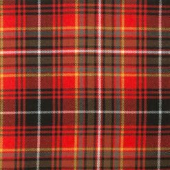 Innes Red Weathered Tartan Fabric