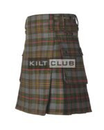 Kennedy Weathered Tartan Utility Kilt - Image 2
