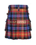 LGBTQ Pride Tartan Utility Kilt - Image 4