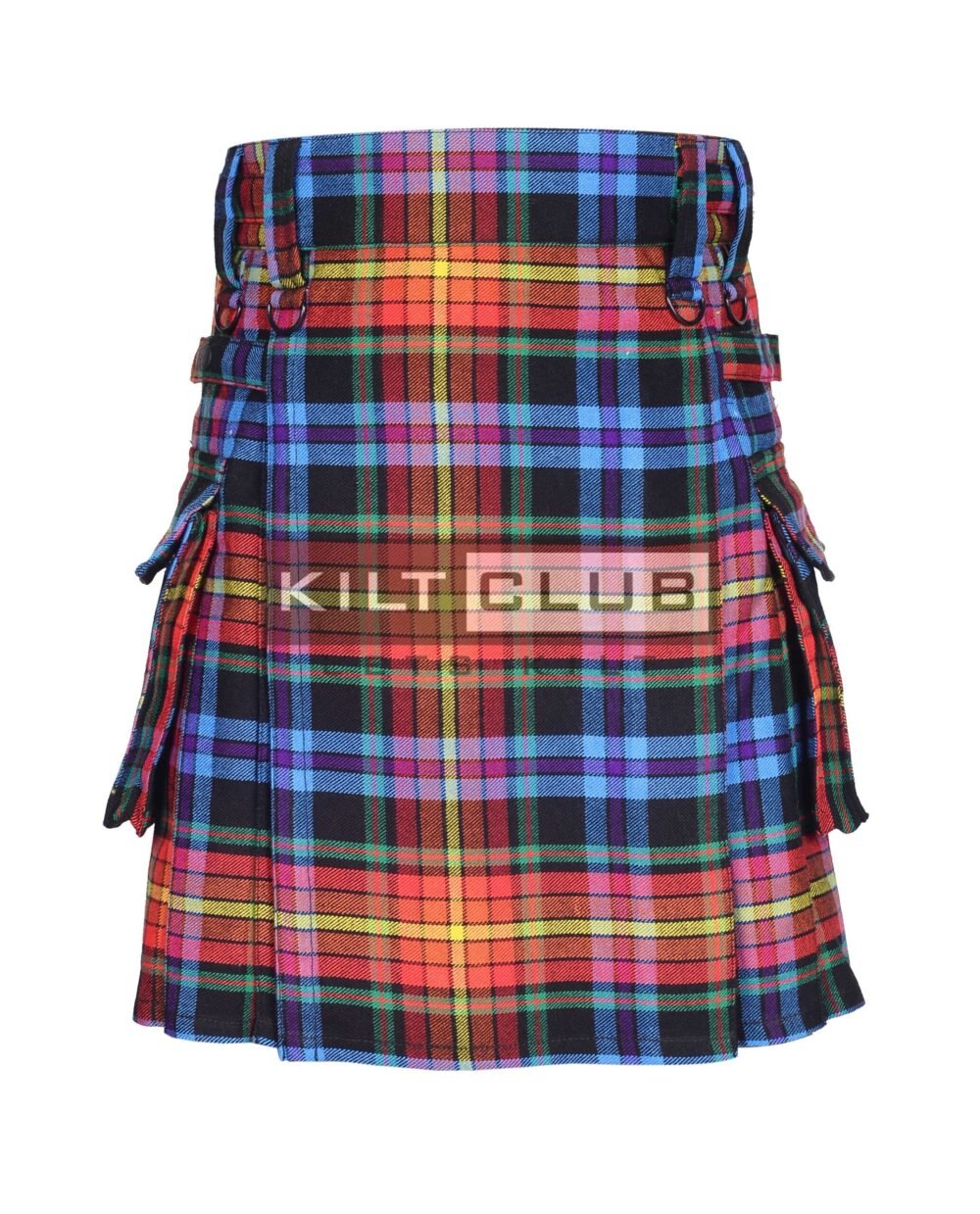 LGBTQ Pride Tartan Utility Kilt