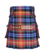 LGBTQ Pride Tartan Utility Kilt