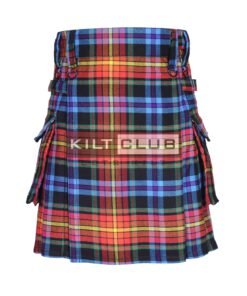 LGBTQ Pride Tartan Utility Kilt