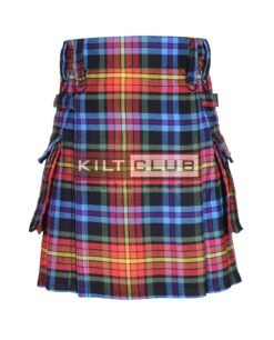 LGBTQ Pride Tartan Utility Kilt