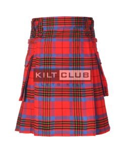 Leslie Red Ancient Tartan Utility Kilt