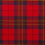Leslie Red Modern Tartan Fabric
