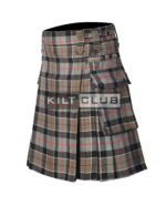 Leslie Weathered Tartan Utility Kilt - Image 3
