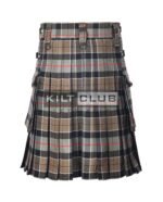 Leslie Weathered Tartan Utility Kilt - Image 4